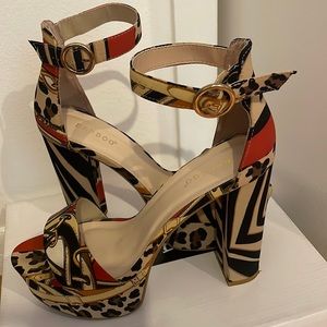 Bamboo platform heel